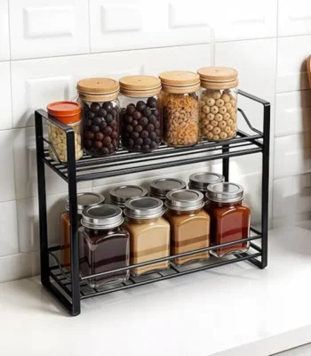 2 Layer Spice Jar Rack
