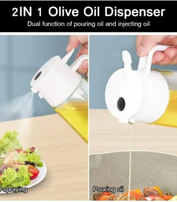 2 in 1 Oil Bottle with Spray