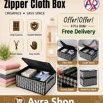 zipper cloth box