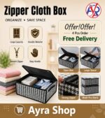 zipper cloth box